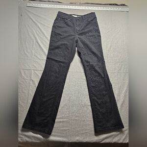 Jones new york slimming Madison bootcut jeans black womens size 6 short